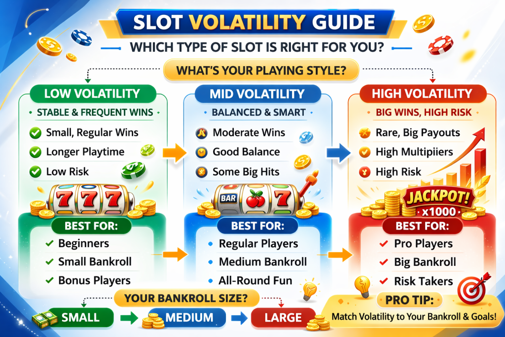 slot volatility infographic guide